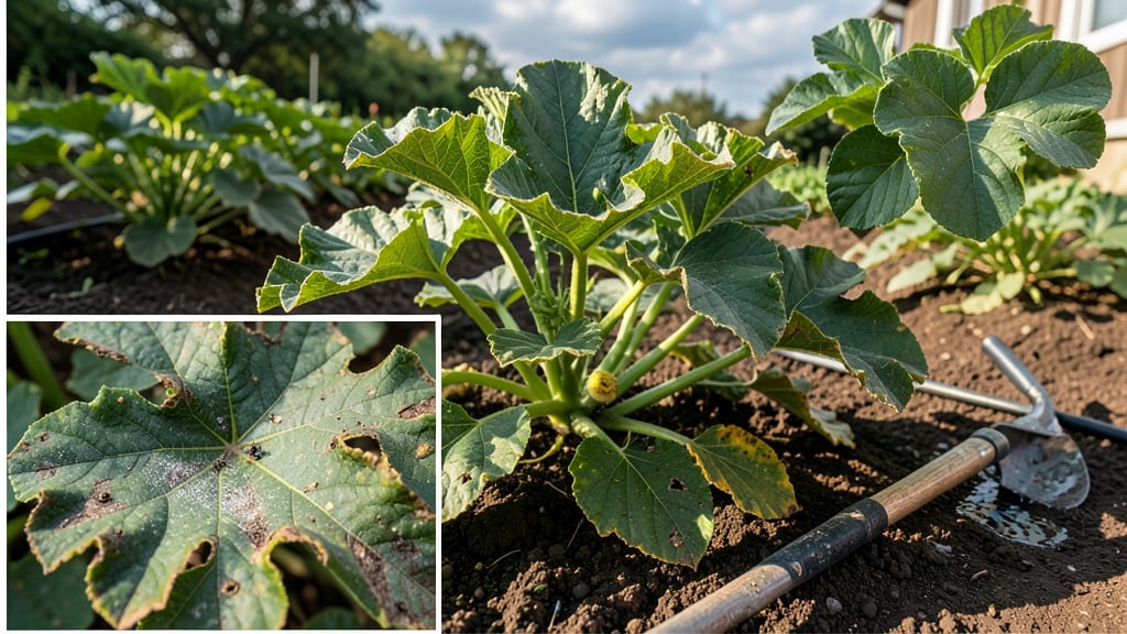 Zucchini Leaf Wilt: Copper Spray Cure for Crisp Revival