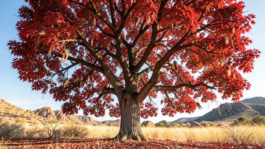 Fire Chief Sumac for Native Red Foliage and Wildlife Support