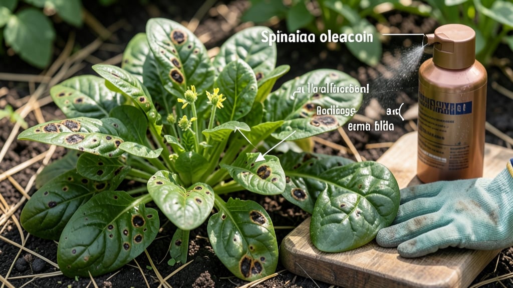 Spinach Leaf Spot: Fungal Fix With Copper Spray And Pruning