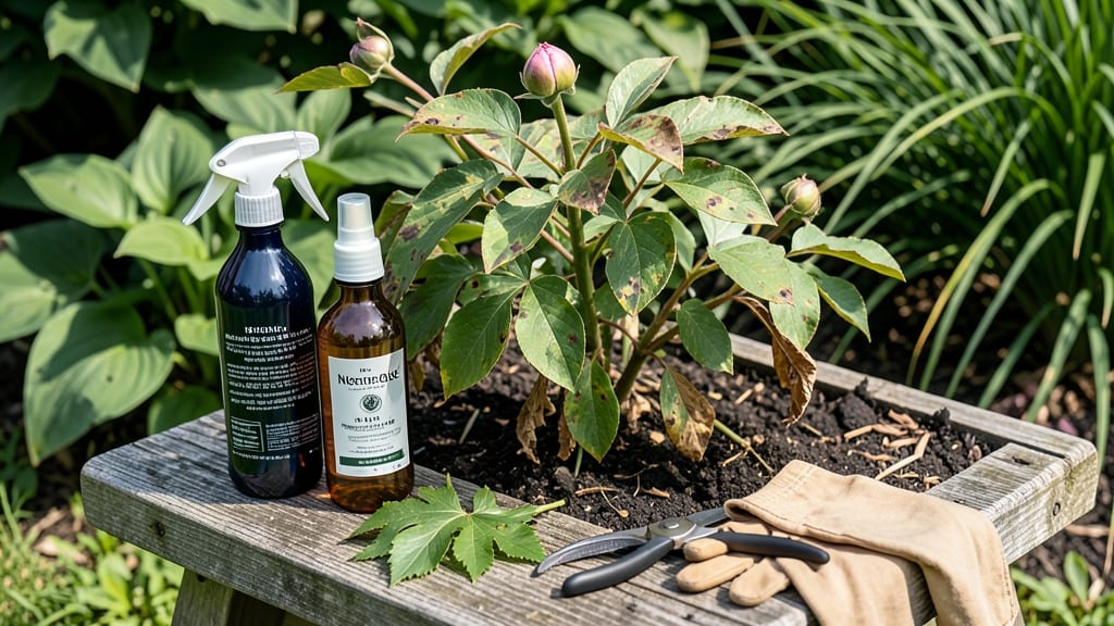 Peony Leaf Blotch Treatment: Copper Spray Cure to Save Your Plants