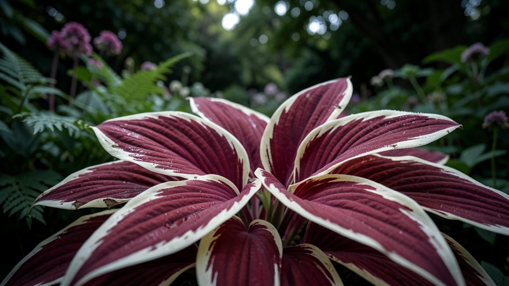 Hosta 'Fire and Ice'