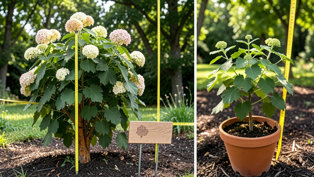 How Big Do Oakleaf Hydrangeas Get: Mature Size Chart by Variety