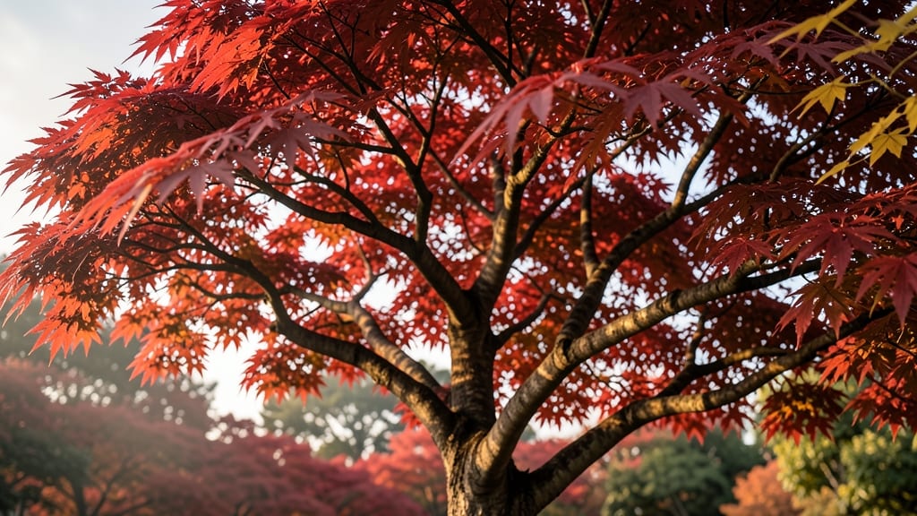 Royal Red Ginkgo for Unique Red Leaves and Air-Purifying Benefits