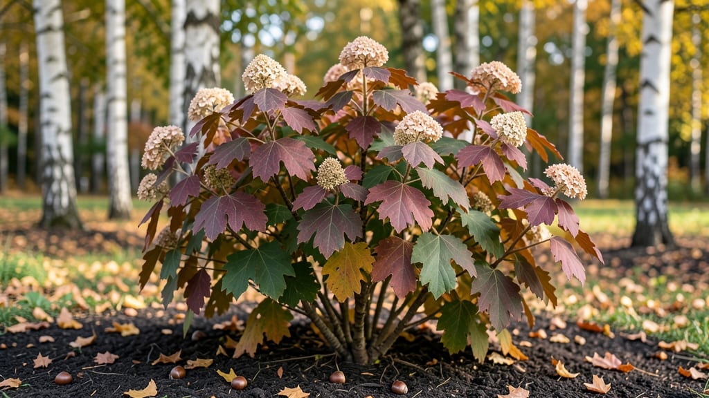 Oakleaf Hydrangea Fall: Velvety Burgundy Foliage That Steals the Season