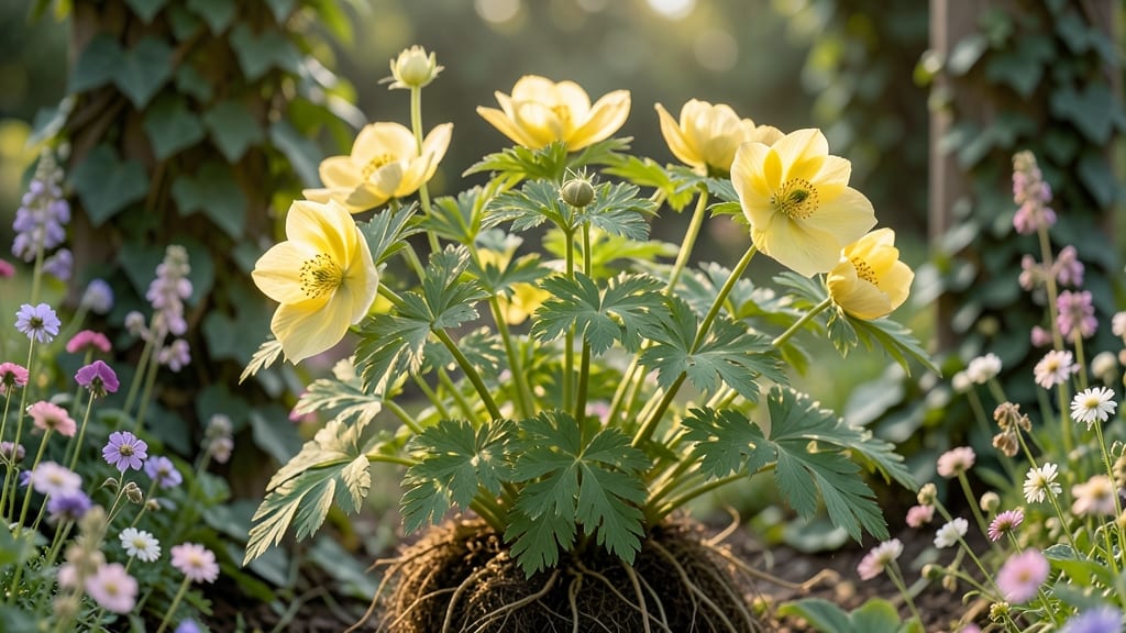 Three-Leaf Goldfish Plant (Aquilegia chrysantha)