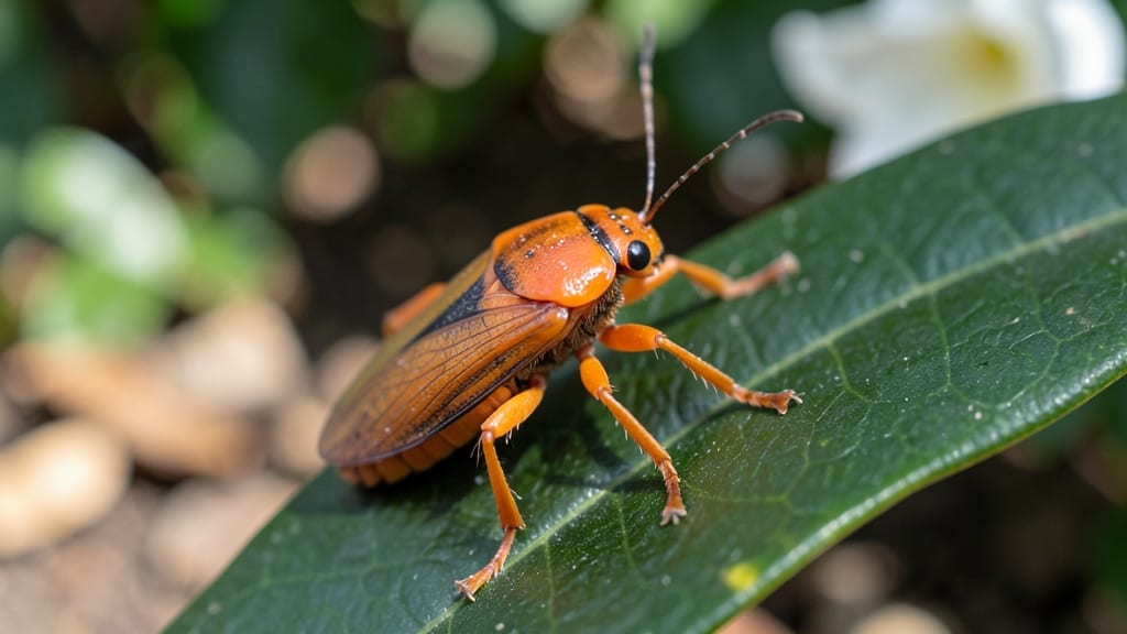 Orange Leaf-Footed Bug: Pest Control That Eradicates Aphids and Mealybugs