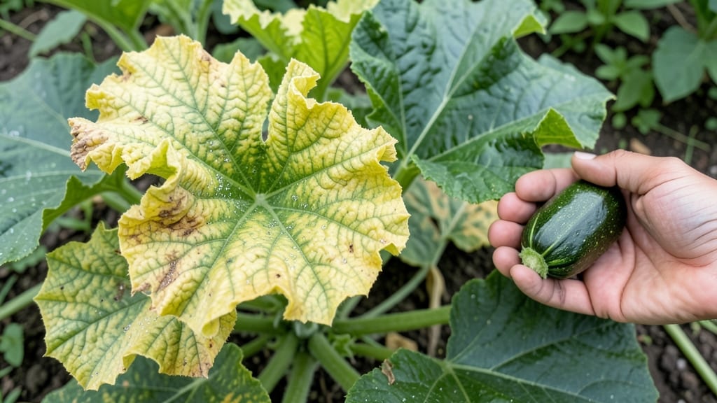Zucchini Leaf Curl: Neem Oil Spray Fix for Curling Leaves