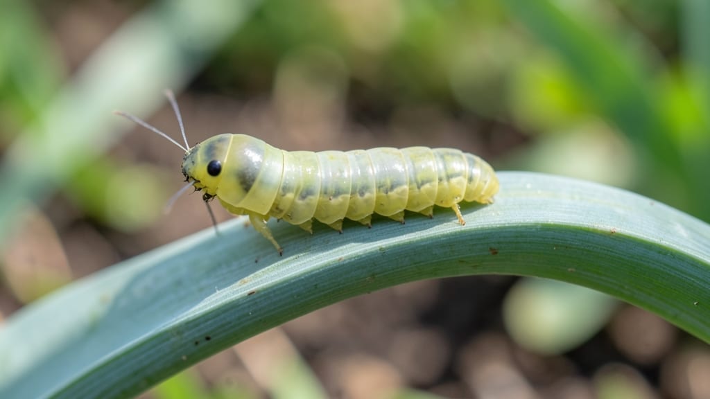 Onion Leaf Eating Caterpillar: Organic Pest Control Without Chemicals