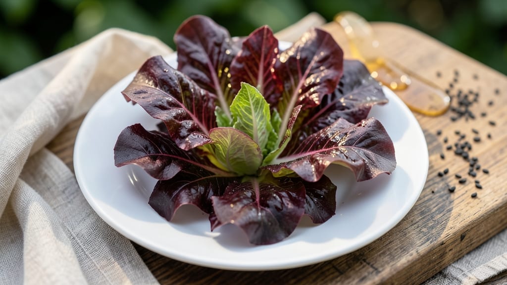 Merlot Lettuce for Rich Purple Tones