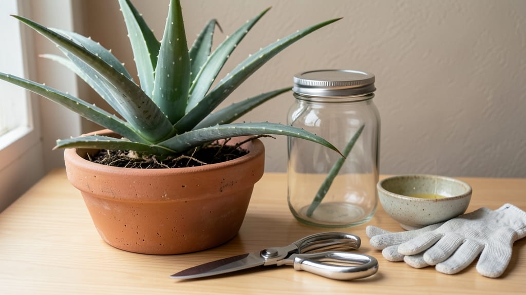 How to Cut an Aloe Leaf: Gel Extraction Without Waste