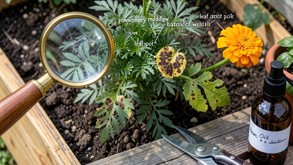 Marigold Leaf Diseases: Early Spotting and Organic Remedies Guide