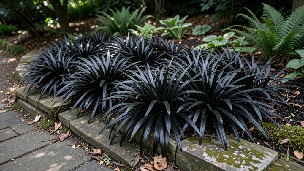 Black Mondo Grass Ophiopogon Planiscapus Nigrescens