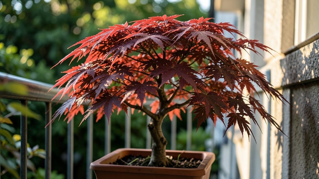 Dwarf Japanese Maple for Compact Color