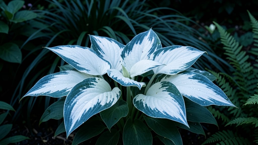 Patriot Hosta White Gold