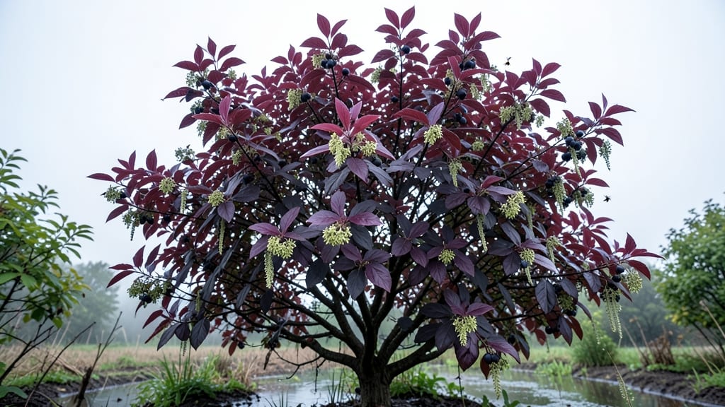 Purple Leaf Elderberry for Edible Privacy