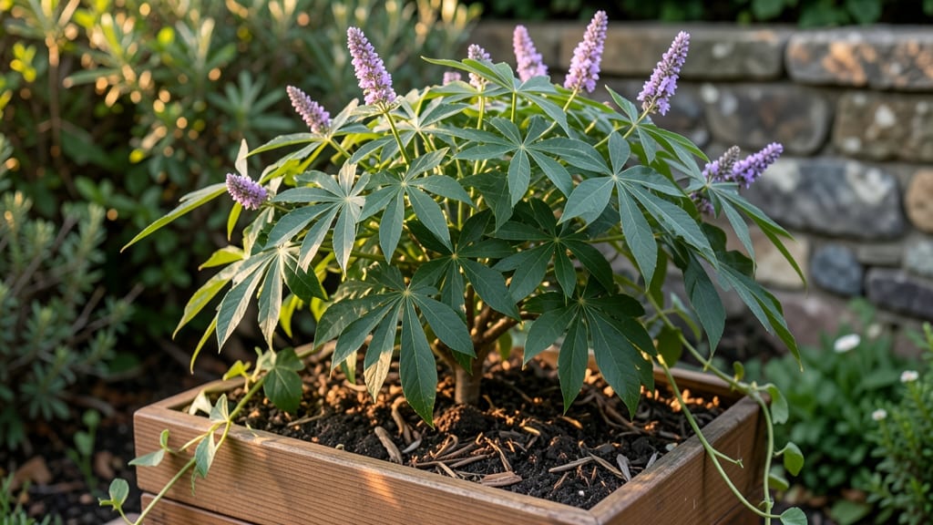 5 Leaf Climbing Plant: Tropical Canopy Growth in Containers