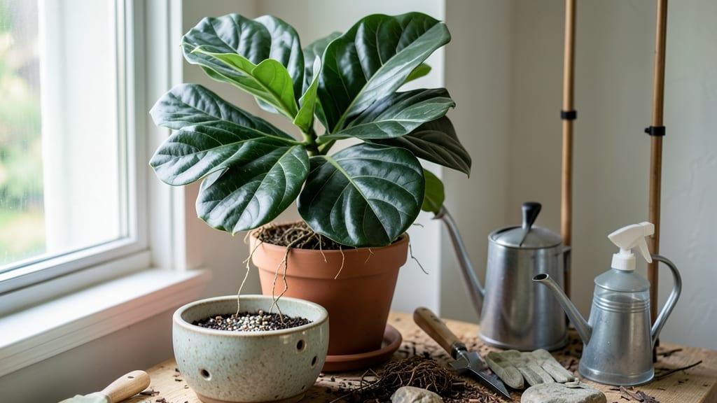 How to Transplant a Fiddle Leaf Fig: Stress-Free Roots and Thriving Leaves