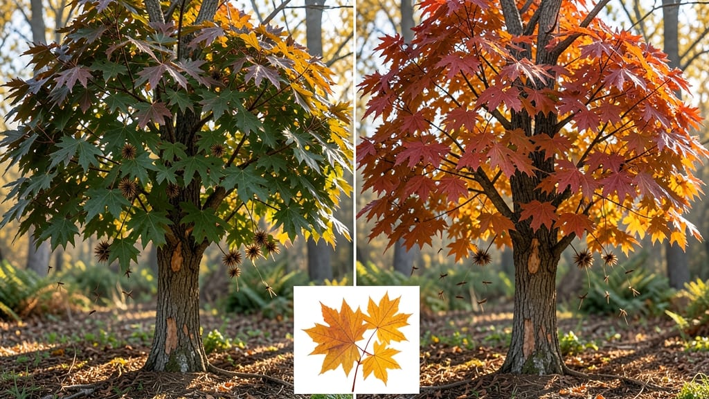 Sweetgum vs Maple Leaf: Sunlight Showdown for Shade or Statement Trees