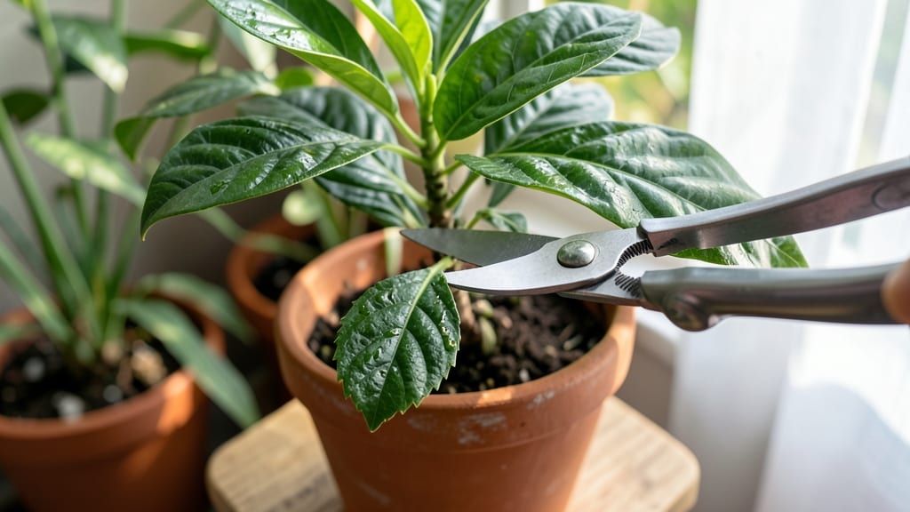 Harvesting Leaves from Mature Plants
