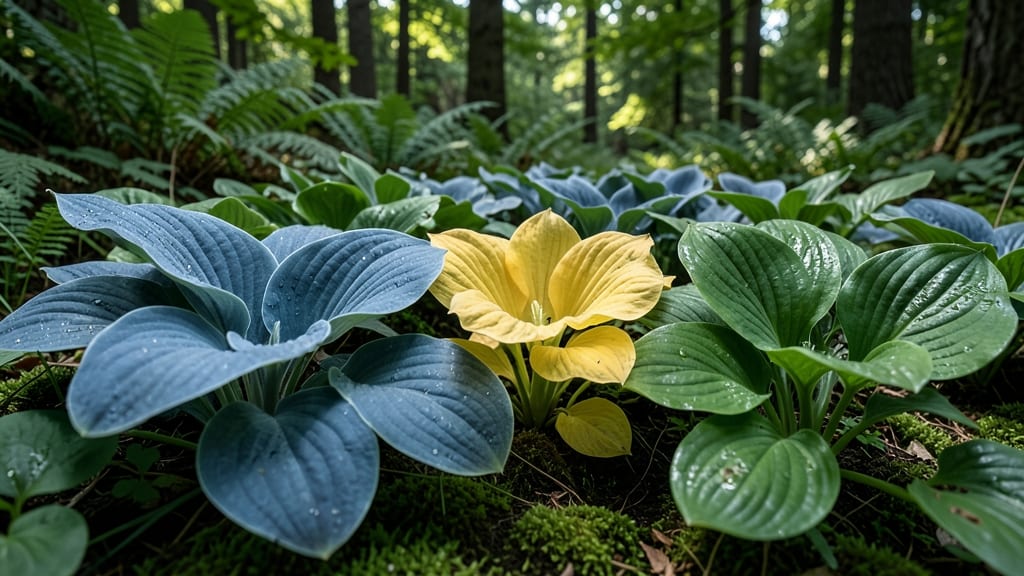 Hostas for Textured Ground Cover