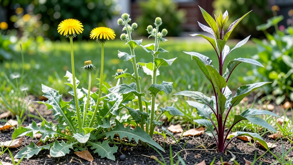 Tall Broadleaf Weeds: Root-Cutting Hack for Permanent Eradication