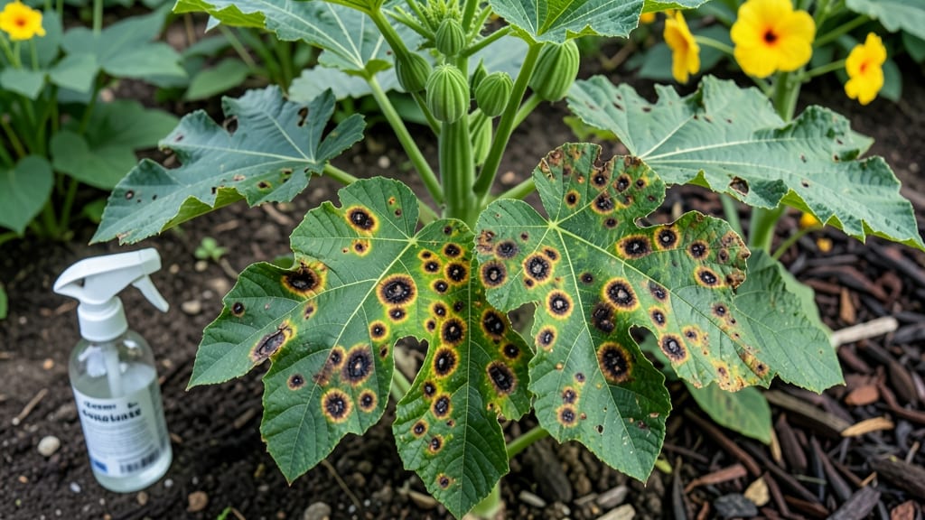 Okra Leaf Spot: Identify and Treat Fungal Blight Early