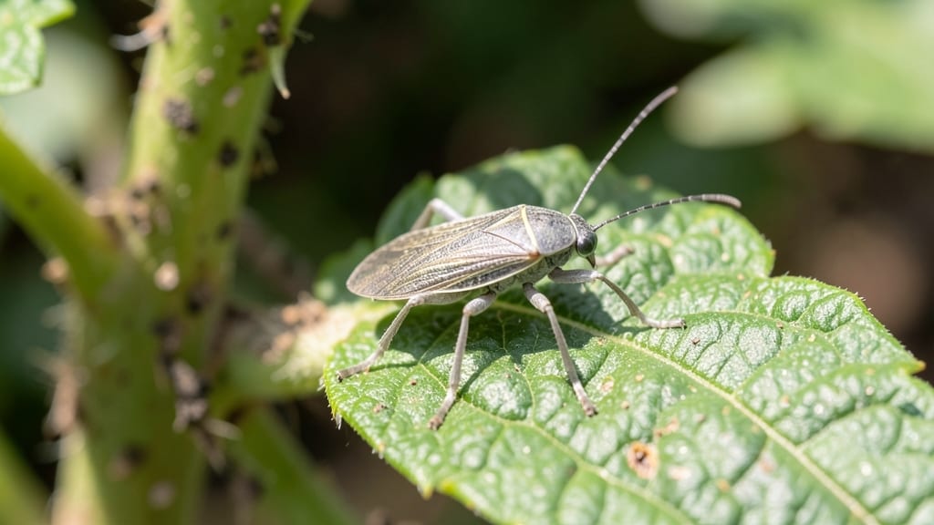Gray Leaf Footed Bugs: Neem Oil Barrier for Garden Defense
