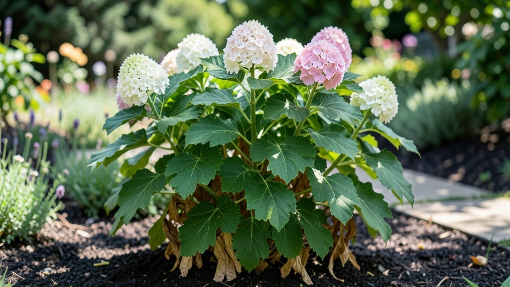 Oakleaf Hydrangea in Sunlight: Best Lighting Spots for Vibrant Foliage