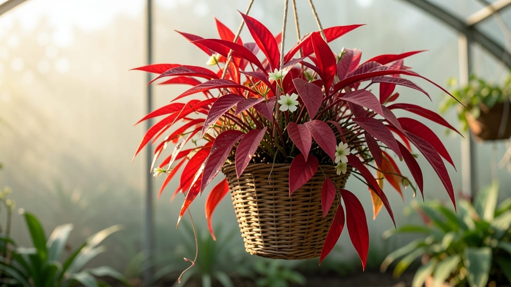 Red Ruby Plant (Acalypha pendula)