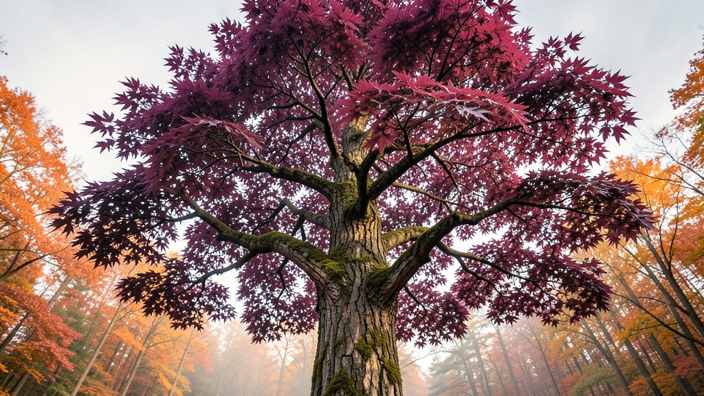 Amur Maple Tree for Seasonal Purple Foliage