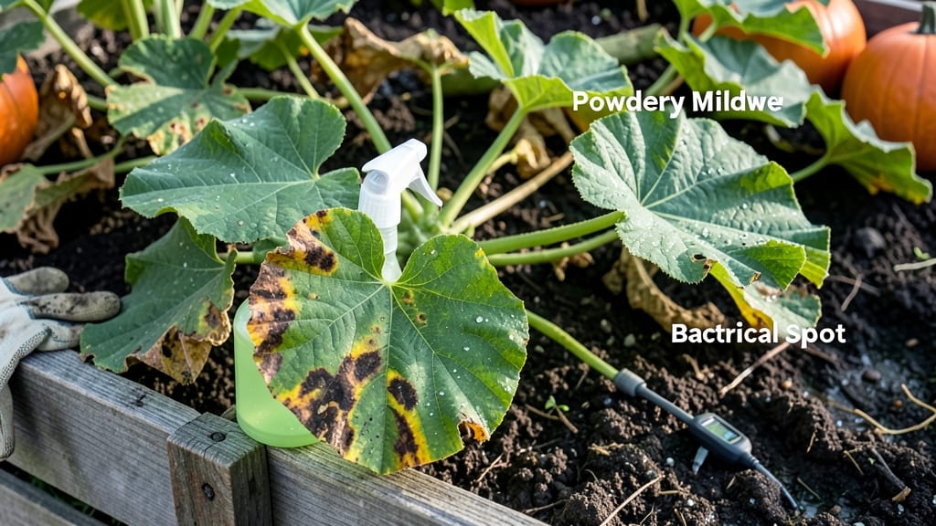 Pumpkin Leaf Disease Identification: Spot Blight, Powdery Mildew, and More