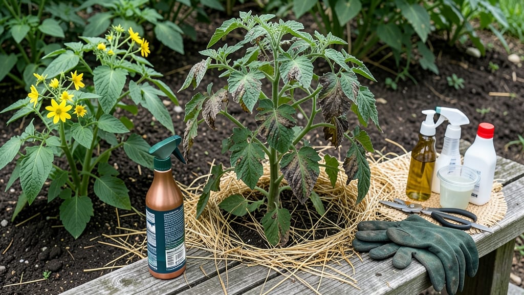 Septoria Leaf Spot Cure: Copper Spray Barrier for Fungal Defense