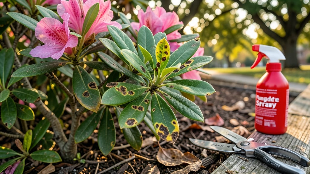 Azalea Leaf Spot Treatment: Fungal Blight Cure in 3 Steps