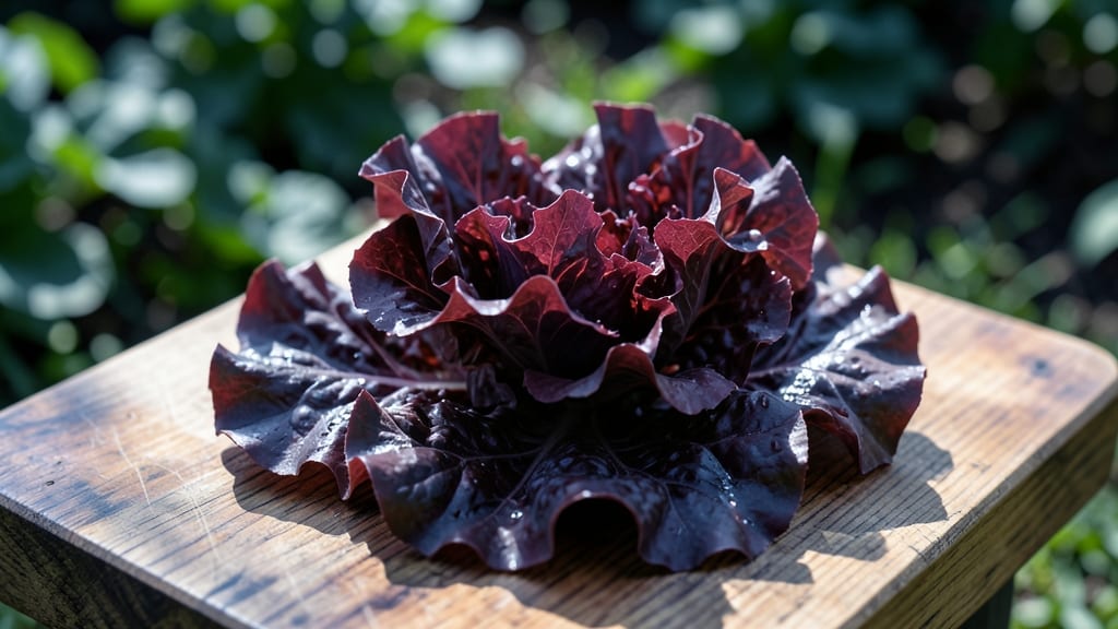 Red Salad Bowl for Colorful Harvests