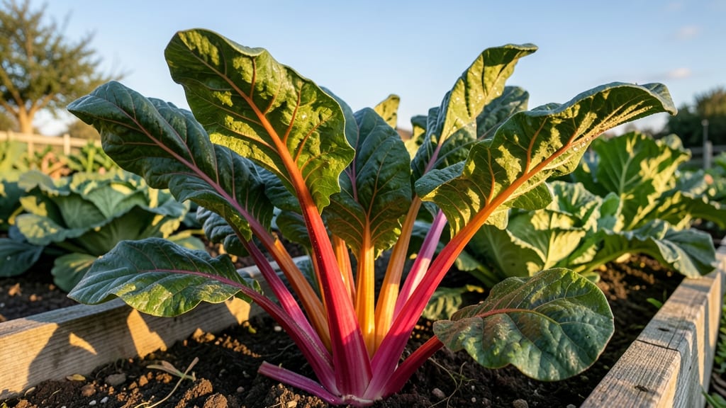 Swiss Chard with Colorful Stems