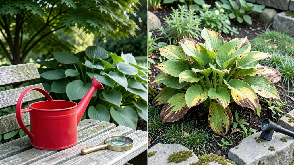 Hosta Leaf Scorch: Copper-Based Cure for Brown Edges in Minutes