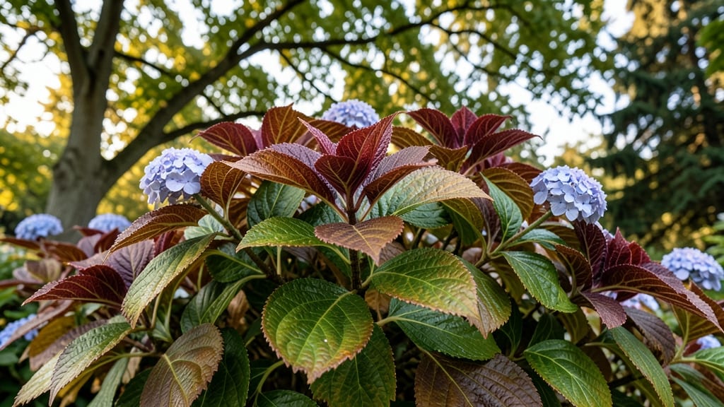 Oakleaf Hydrangea with Seasonal Color Shifts