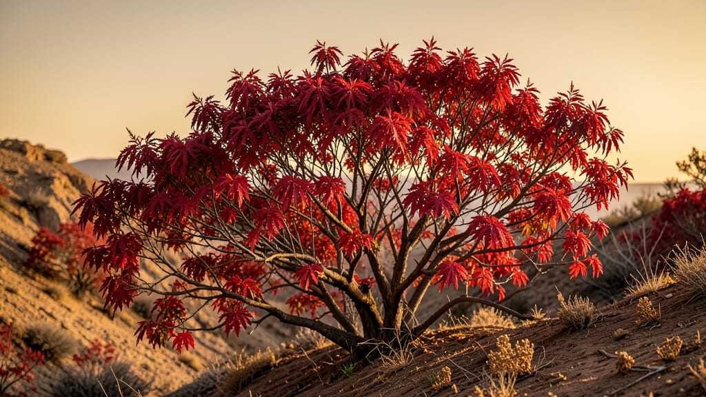 Firepower Sumac for Fast-Growing Red Foliage Impact