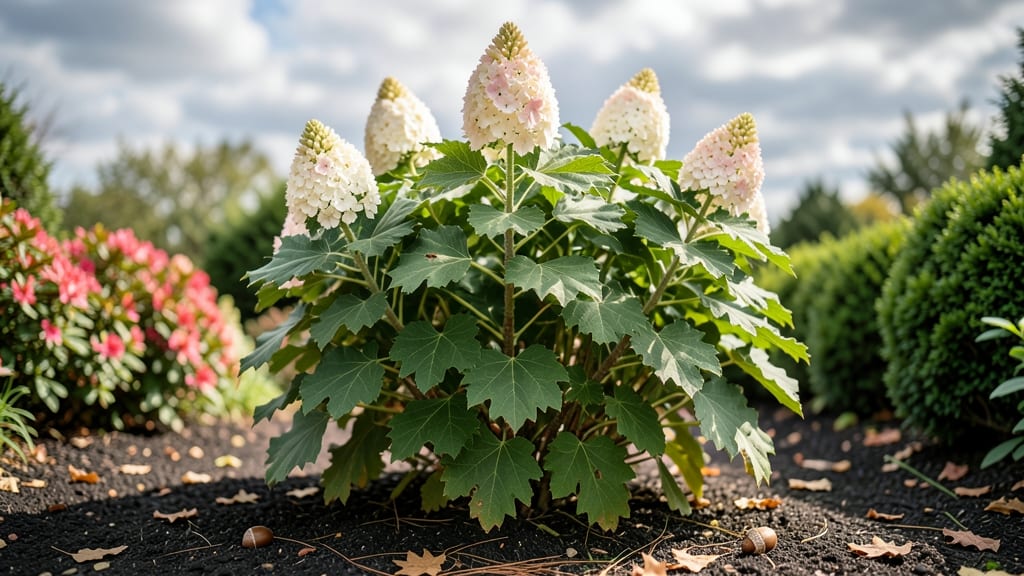 Large Oakleaf Hydrangeas: Aphid-Proof Beauty with Glossy Foliage