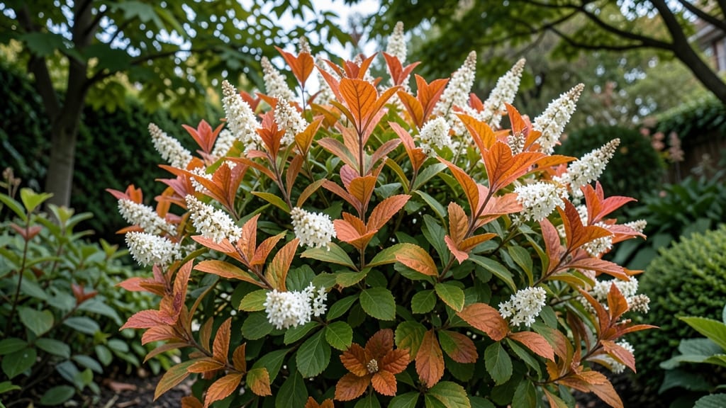 Dwarf Fothergilla with Spicy Autumn Foliage